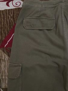 ZARA Green Cargo Pants