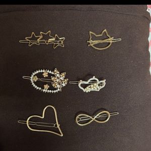 Cute Hair Clips Set