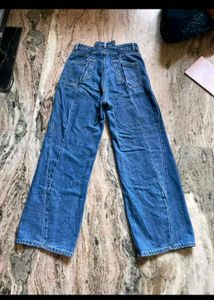 Stylish High-Waisted Wide-Leg Jeans
