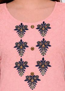 pink colour kurti