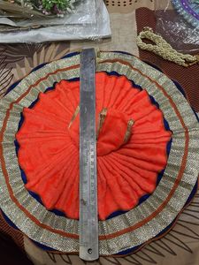 Orange Embroidered Dress