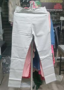 White Casual Trousers