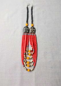Bohemian Multi-Layered Red Necklace