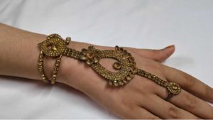 Elegant Hand Harness Bracelet stone