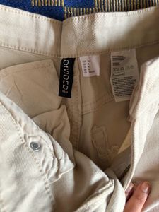 H&amp;M High Waist Mom Jeans - Beige (Ladies)