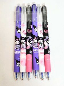 Set of 12 Sanrio Kuromi Erasable Pens