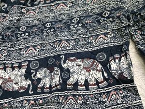 Boho Elephant❤️ Print Palazzo Pants