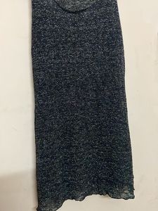 Sparkly Black Sleeveless Top