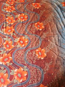 Floral Print Fabric sareee