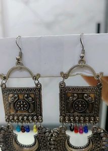 Afghani Oxidised Earings
