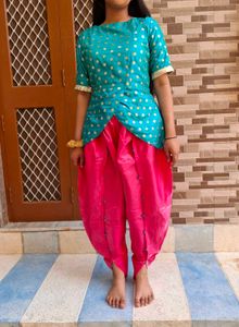 women peplum style Ethnic Clothing Set