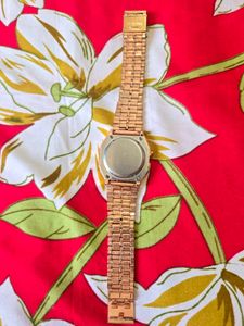 Retro Digital Watch - Rose Gold