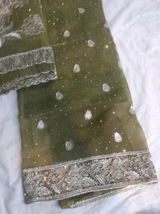 Embroidered suit Set with Dupatta