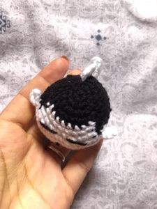 Handmade Crochet Whale Keychain