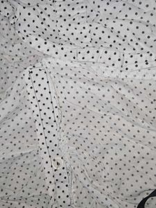 polka dot wrap top