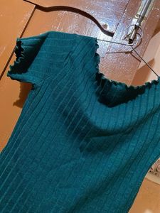 Ribbed Mock Neck Long Sleeve Top