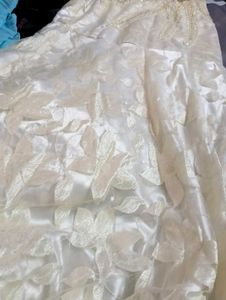 Embellished White Lehenga Choli