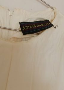 Maxi Cream N Brown Colour with seperate Jacket