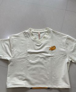 Garfield Embroidered Wide Leg Pyjama Set