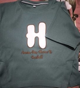 Green "H" Graphic T-Shirt