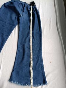 Boho Wide Leg Denim Pants