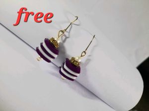 Hair Bun + Free Earing