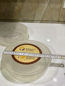 Set of 3 Kwality Bakery Cookie Containers