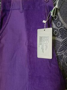 Purple Corduroy Pants
