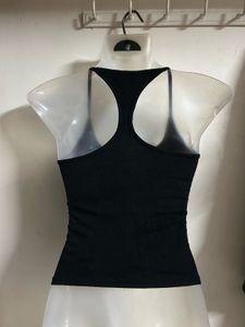 Black Ribbed Tank Top