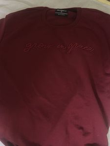 Maroon "Grow In Grace" Sweatshirt