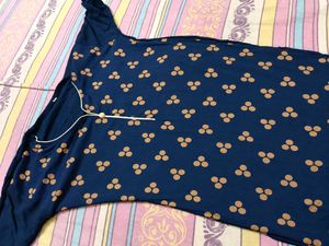 Stylish Navy Blue Printed Kurti