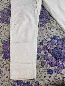 Classic White Trousers