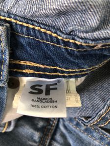 Blue Ripped Dungaree (Women’s)