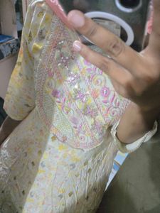 Elegant Yellow Kurta Set with Dupatta