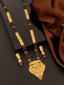 Elegant Gold Plated Mangalsutra Set