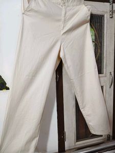 SPAO Premium Cream Casual Trousers