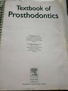 Textbook of Prosthodontics