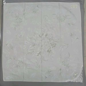 Vintage Floral Handkerchief