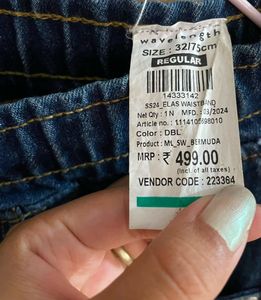 Women's Denim Culotte Shorts