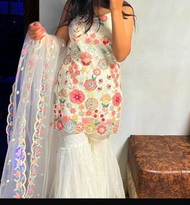 Heavy Work Sharara Suit