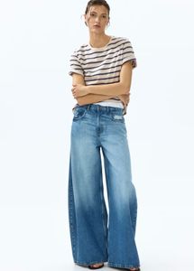 h&m women stripted tshirt