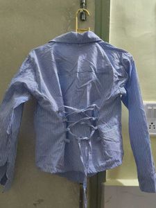 BRAND NEW Blue Striped Button-Down Shirt