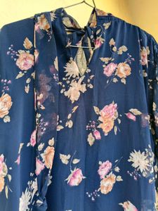 Floral Ruffle Maxi Dress