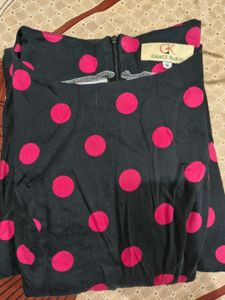 Chic Polka Dot Fit &amp; Flare Dress