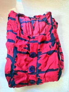 Girls Red &amp; black kurti
