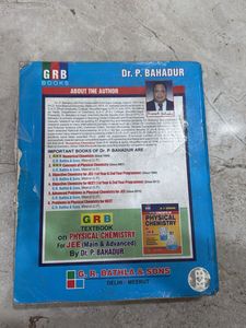 Dr. P. Bahadur Numerical Chemistry IIT JEE