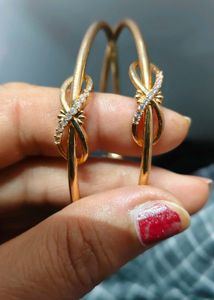 Elegant Gold-tone Bangles with Embellishments