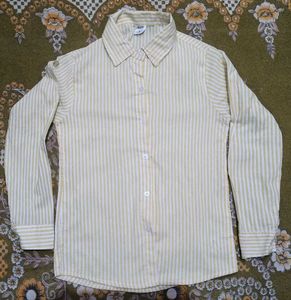 Classic Striped Button-Up Shirt