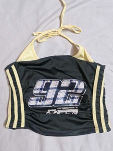 Y2K Motorsports Halter Crop Top