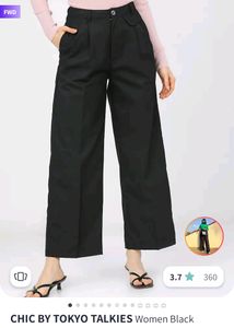 Tokyo Talkies Black Trouser